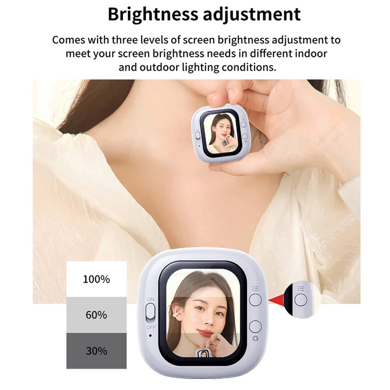 Phone Vlog Selfie Monitor Screen Magnetic Smartphone Rear Camera Selfies Vlogging Live Selfie Screen for iPhone Android