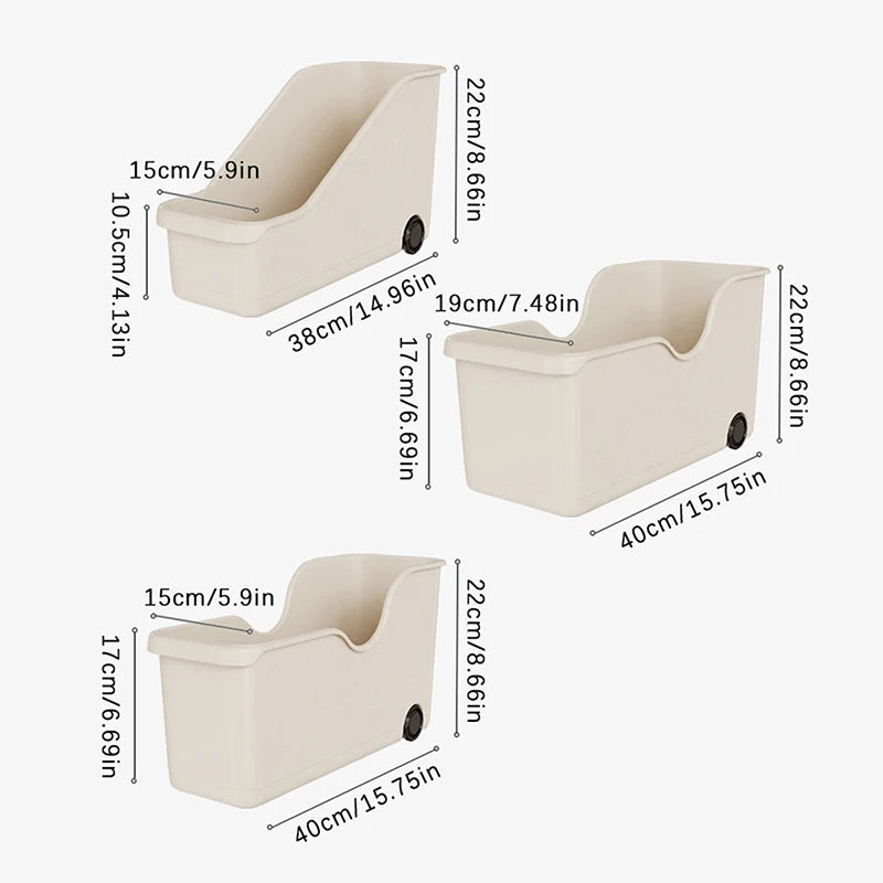 Slim Rolling Storage Box - Seasoning Bottle and Sundries Organizer - photo 6