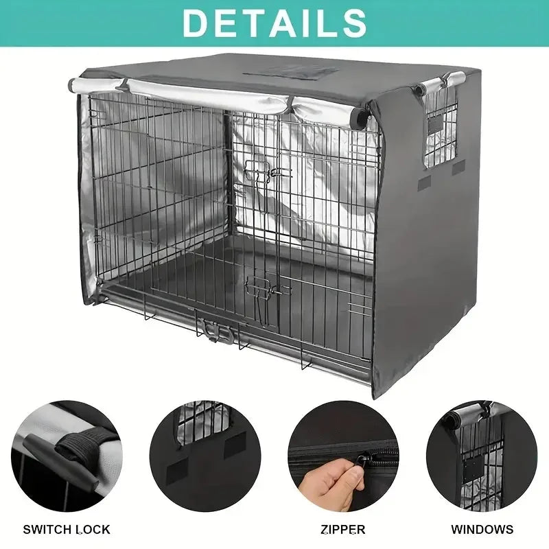 Durable Polyester Dog Crate Cover - Indoor & Outdoor – photo 2