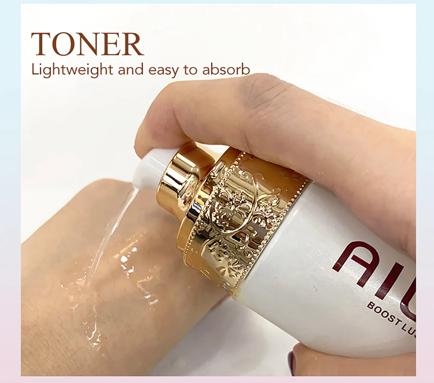 AILKE Whitening Anti-wrinkle Freckle Face Cream With Collagen Hyaluronic Acid Rose Skin Care Women Korean Facial Moisturizer Set