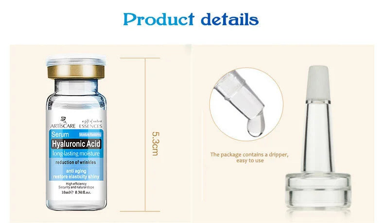 ARTISCARE Hyaluron Acid Serum 10pcs/Lot for Face Moisturizing and Hydrating Skin Care Essence Facial Care