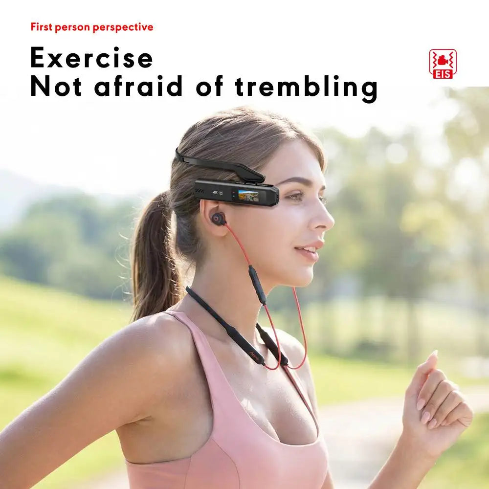 S111 Pro 4K Head Camera — Ultra-Light Wearable Sports Cam