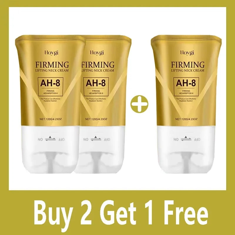 Neck Wrinkle Cream Neck Massage Roller Applicator Whitening Firming Moisturizing Fade Lines Rejuvenation Chin Neck Care Products