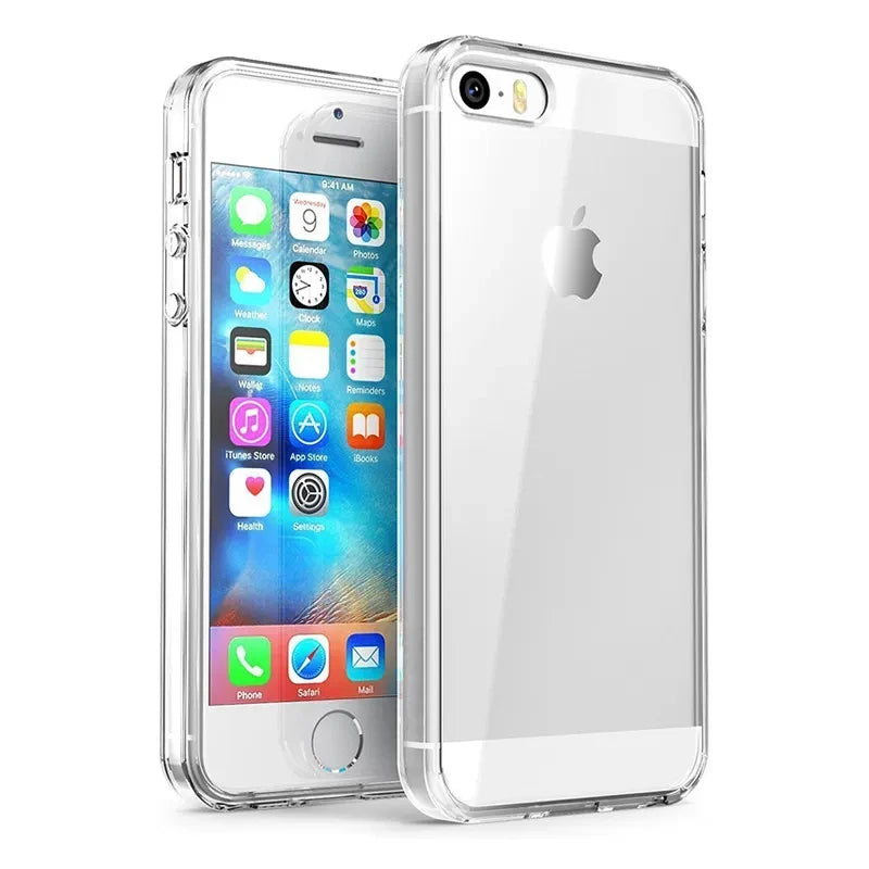 Case For iPhone SE 2026 2026 7 8 6 6S Plus 5S 5 SE TPU Silicone Clear Transparent Soft Case for APPLE iPhone 7 8 Plus Back Cover
