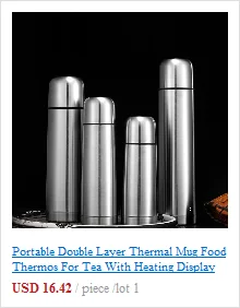 High Capacity Business Thermos Mug Stainless Steel Tumbler Insulated Water Bottle Portable Vacuum Flask For Office Tea Mugs