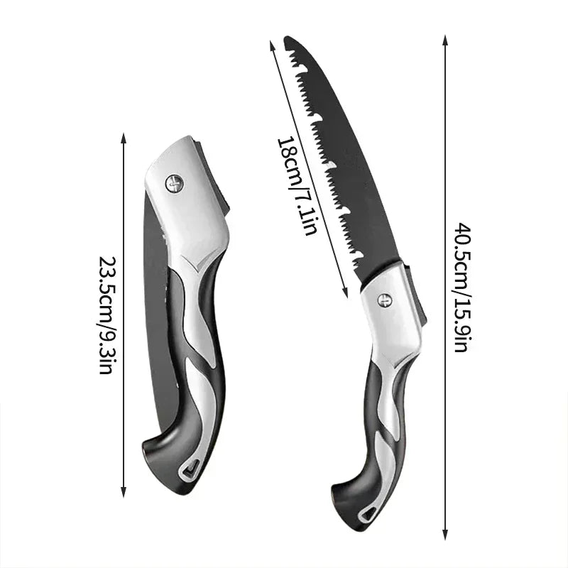 Folding Garden Hand Saw – Portable Outdoor Logging & Pruning Saw, Multifunctional