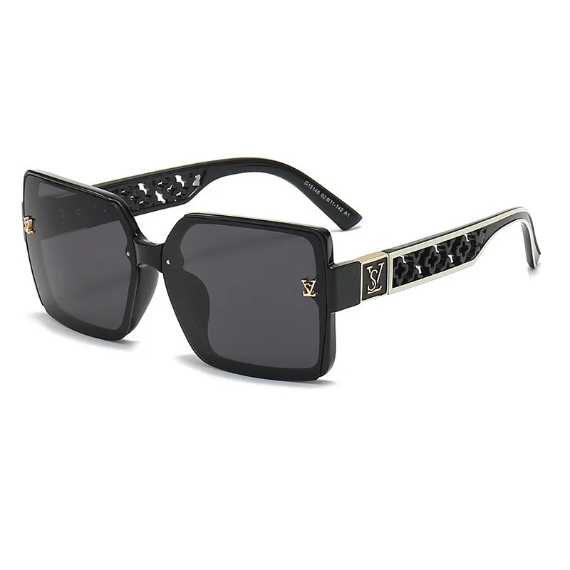 Oversized Square Sunglasses — Unisex UV400 Statement Shades