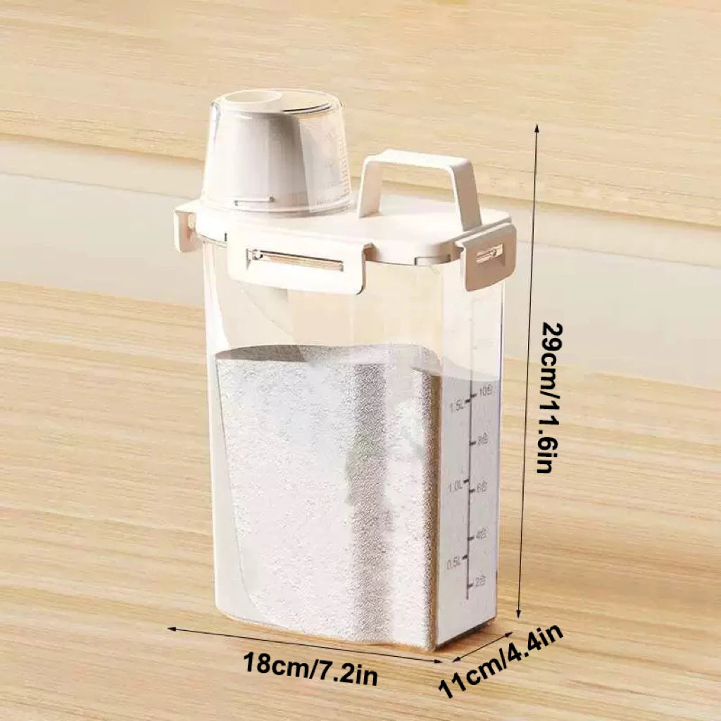 Sealed Dry Food Storage Container - Rice, Flour & Grain Box - photo 8