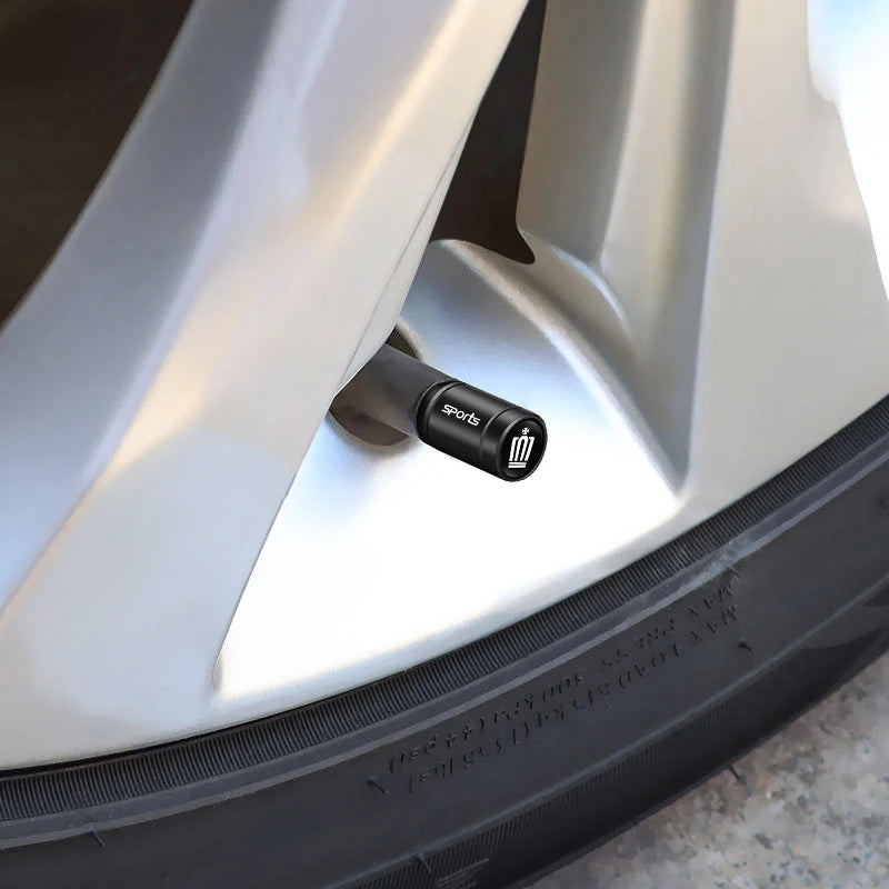 4Pcs Car Tire Valve Caps Metal Dust Proof Cap For Toyota Crown Scion Vellfire Hilux Aygo Yaris Ractis Corolla Caldina Auris Rav4