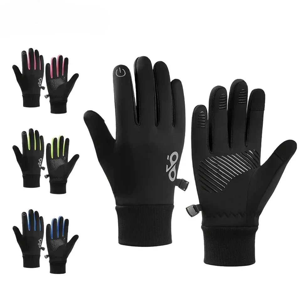 Kids Touchscreen Winter Gloves - Anti-Slip Fleece Sports Gloves
