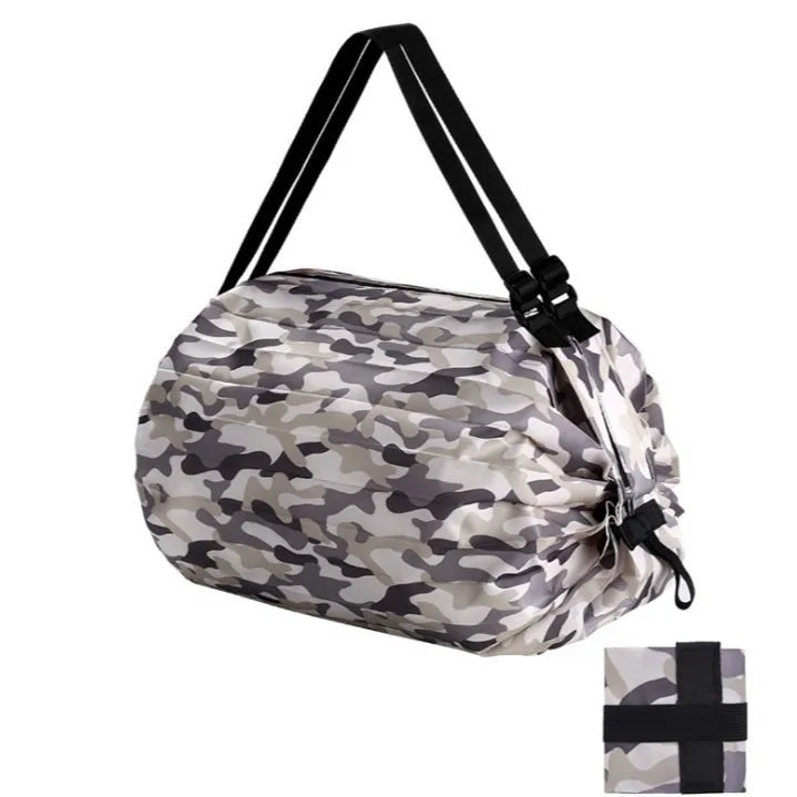 New Foldable Storage Bag Portable Travel Camouflage Handbags Large Capacity With Handle Japen Shopping Bag