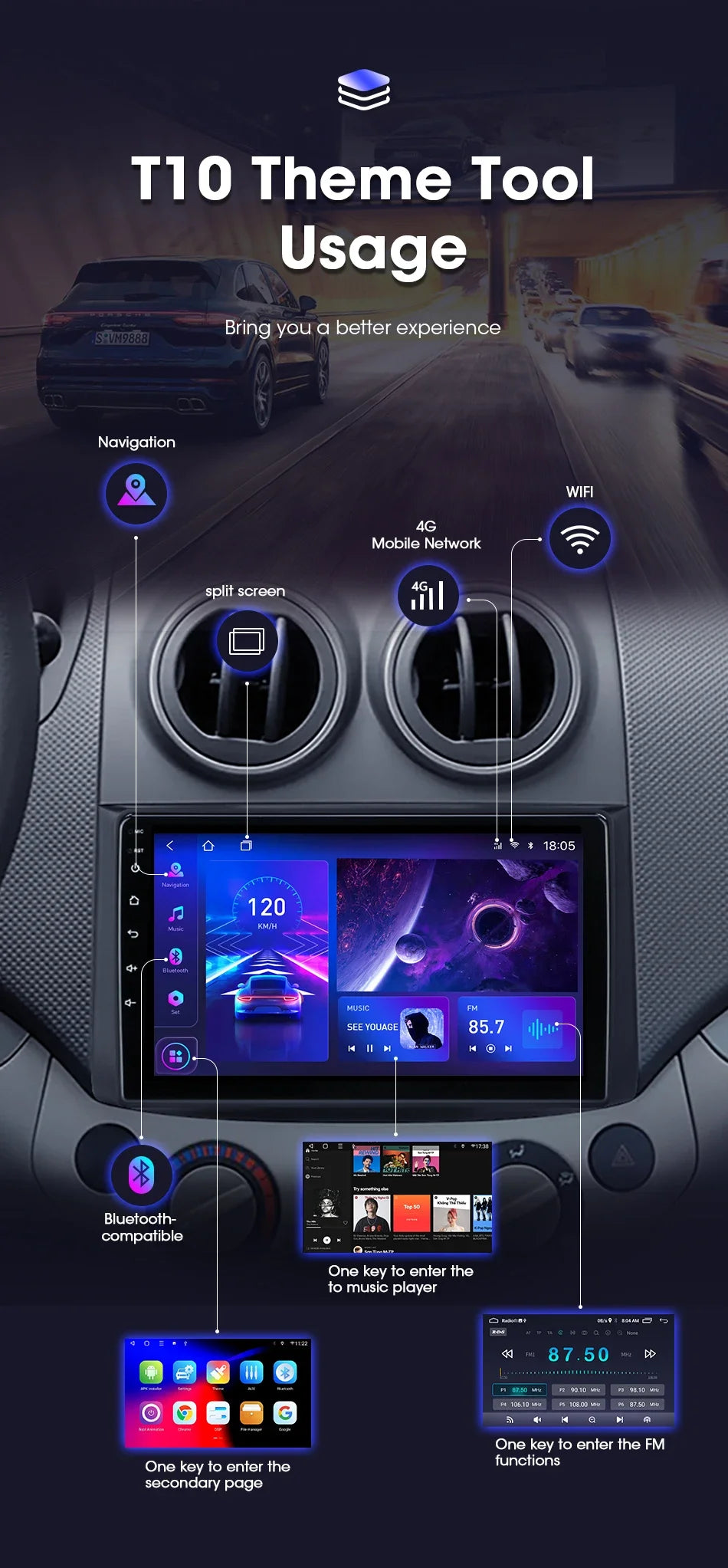 JMCQ Car Radio For Chevrolet Aveo 2006 2007 2008 2009 2010 2011 2012 2din Android12 Carplay Multimidia Video Player Head Unit