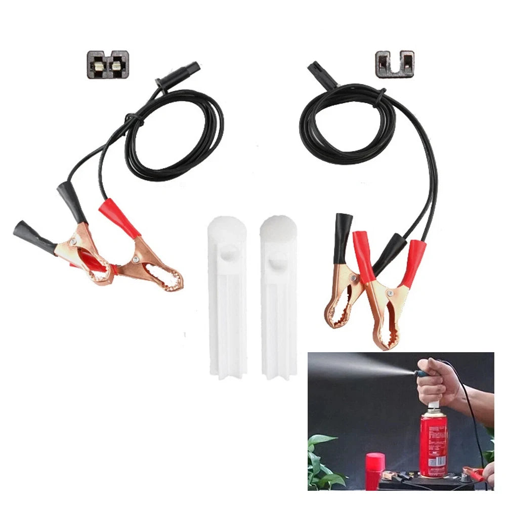 1Set New Universal DIY Fuel Injector Flush Cleaner Adapter Kit Manual Fuel Car Nozzle Cleaning Tool Convenient Cleaning Device