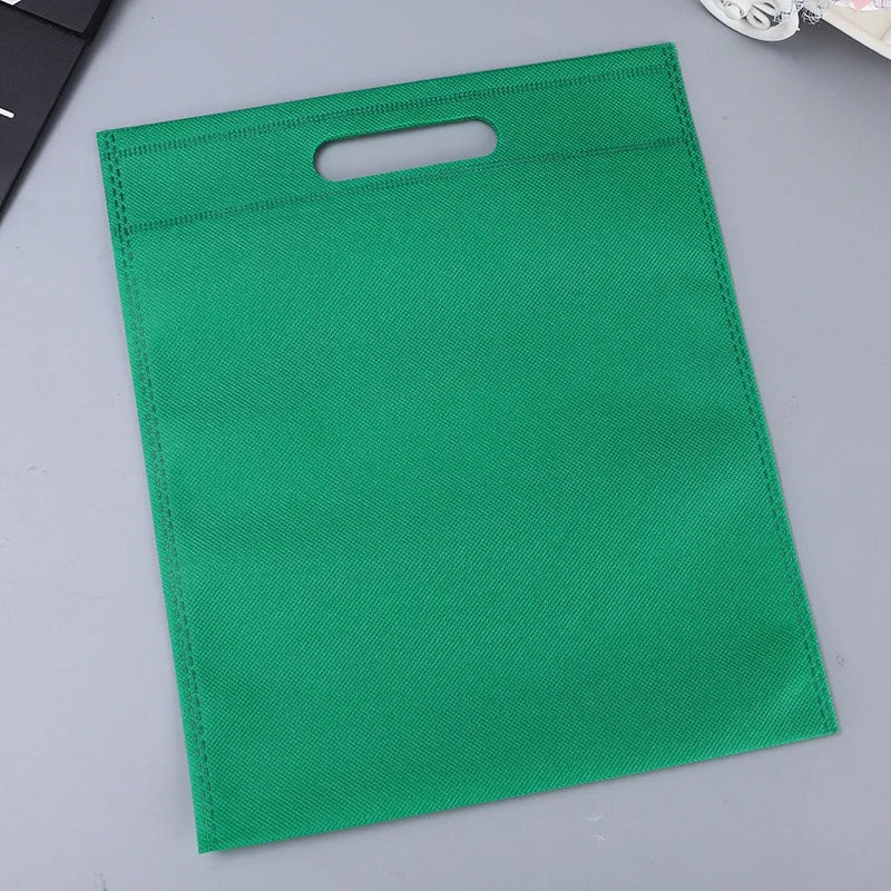50pieces Nonwoven Storage Bags Eco-friendly and Reusable Nonwoven Shopping Bags Gifts Promotional Tote Bags