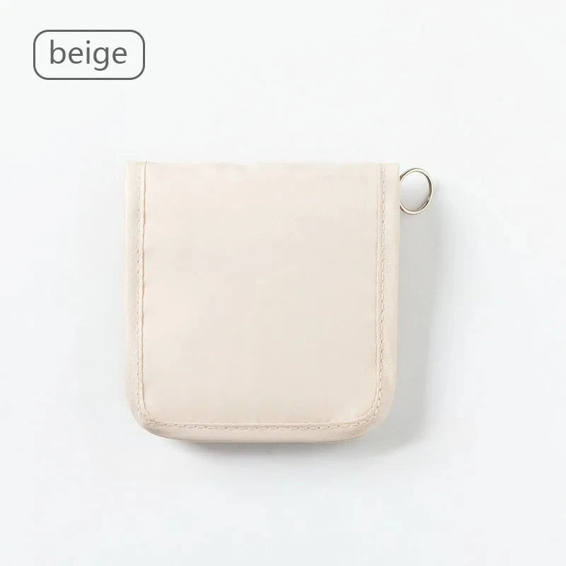 Mini Medical Pouch Portable Foldable Large Opening with Zip Sort First Aid Kit Outdoor Travel Essential Storage Bag