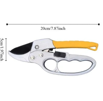 Ergonomic Pruning Shears SK5 Titanium-Plated Alloy Steel Quick Efficient Cuts Labor-Saving Spring  Garden Fruit Harvesting Tools