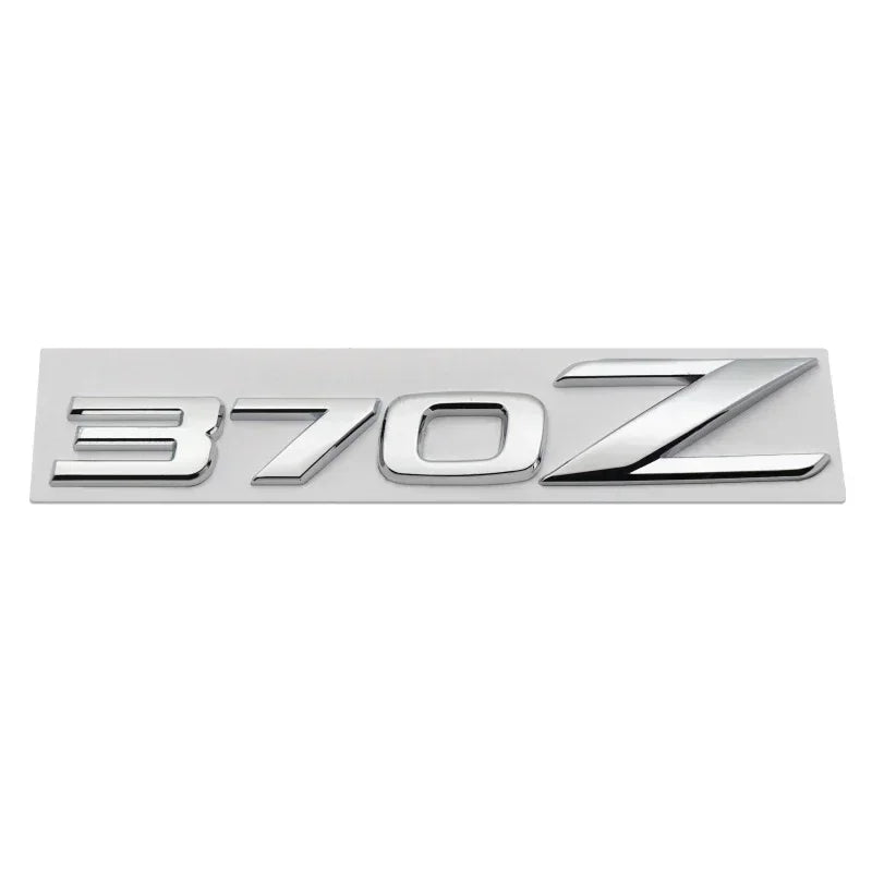 Car Front Emblem Sticker Auto Rear Trunk Badge for Nissan Z 350Z 370Z Fairlady Z3 Z34 Altima Leaf Livina Maxima Qashqai Sylphy