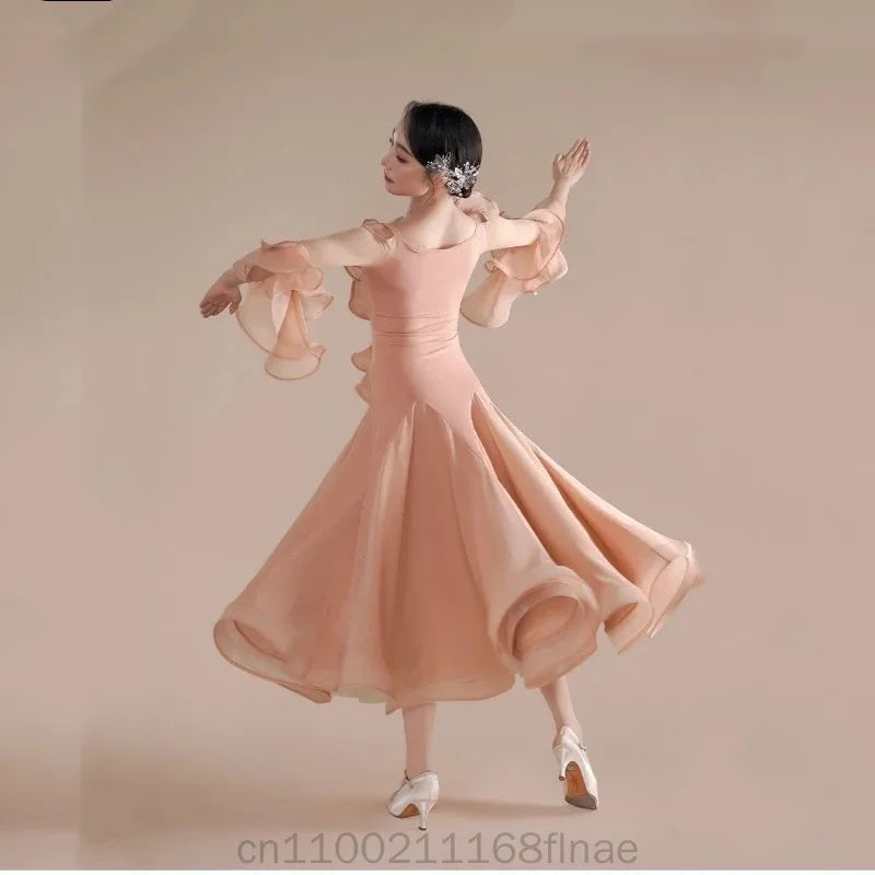 Women's modern ballroom competition dress