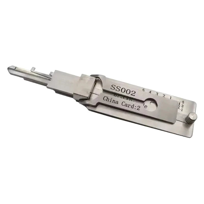 2026 NEW Locksmith Tool Set SS002 2-in-1 Implement for Servicing or Decoding Specific Models of Home and Civilian Door Locks