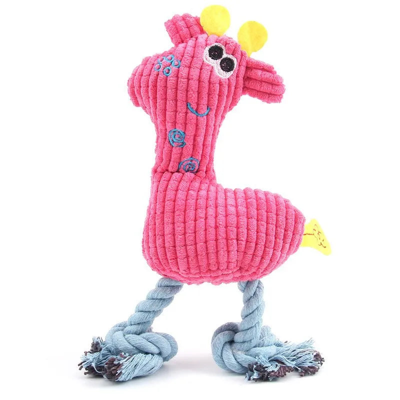 Knot Plush Squeaky Puppy Toy - Teething Training Toy – photo 5