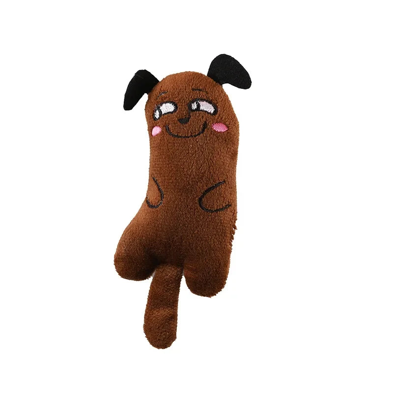 Plush Catnip Cat Toy - Mini Teeth Grinding Squeaky Toy – photo 5