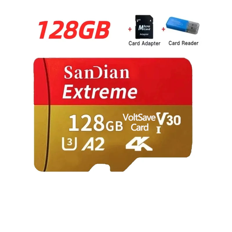 Class 10 Memory SD Cards USB Adapter SD Memory Cards 512GB 256GB High Speed Micro TF/SD Card For Mobile Phone/Laptop