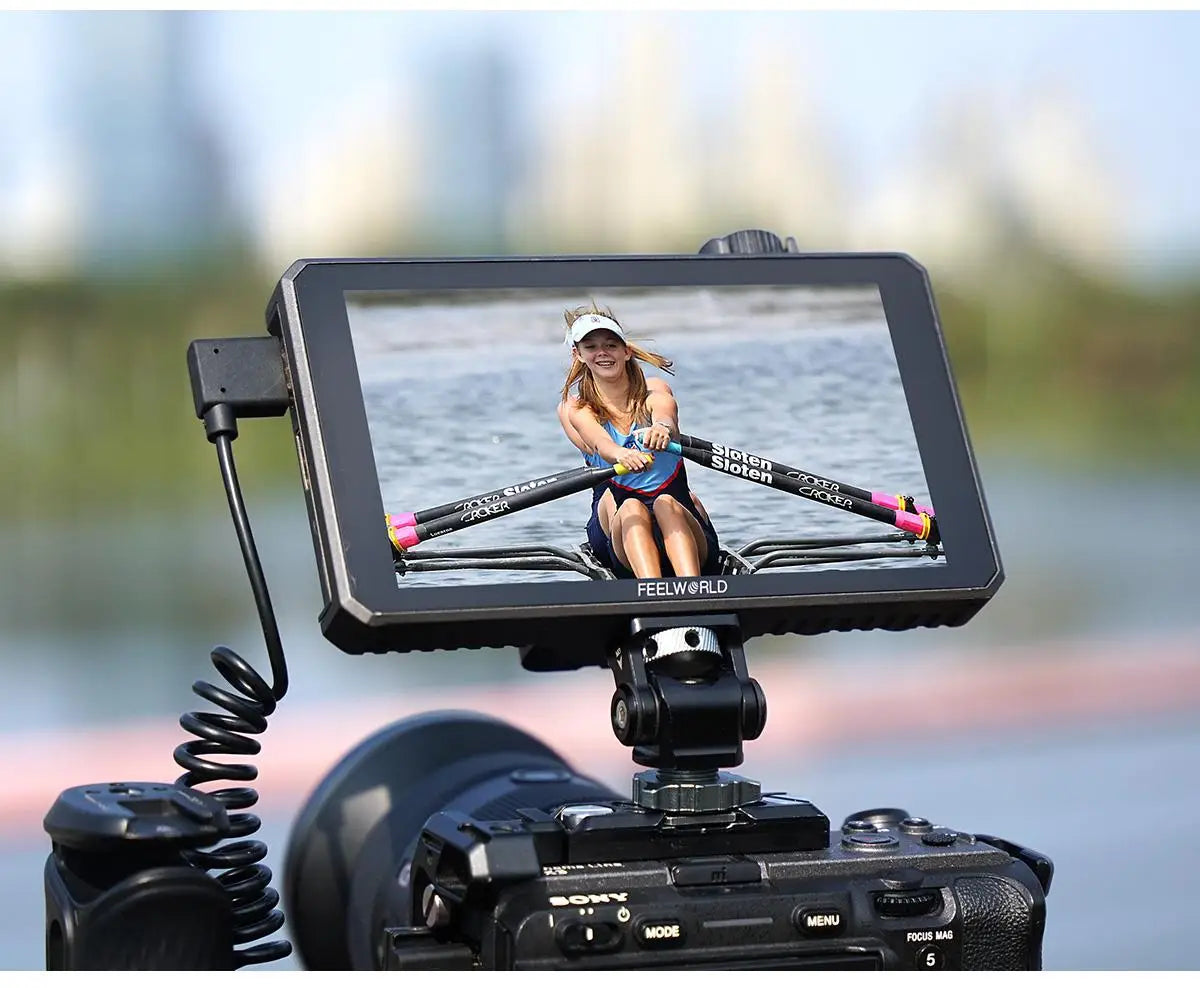 FEELWORLD SC6 6-inch Photography Video Monitor 1500NIT High Brightness 3G SDI HDMI 4K60Hz 1920X1080 IPS Screen Aluminum Shell