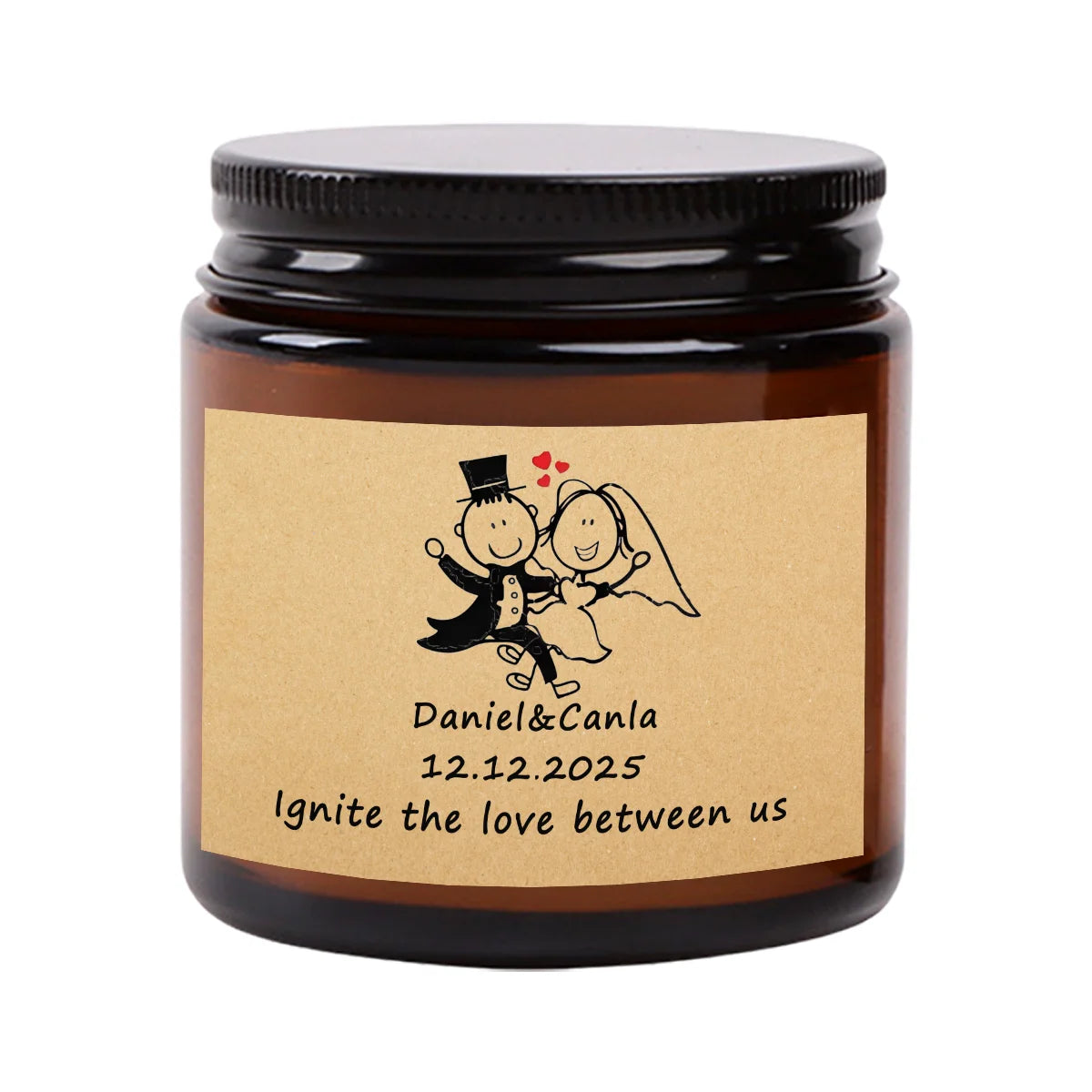 Custom Photo Scented Candle - 3.5oz Personalized Aromatherapy Gift