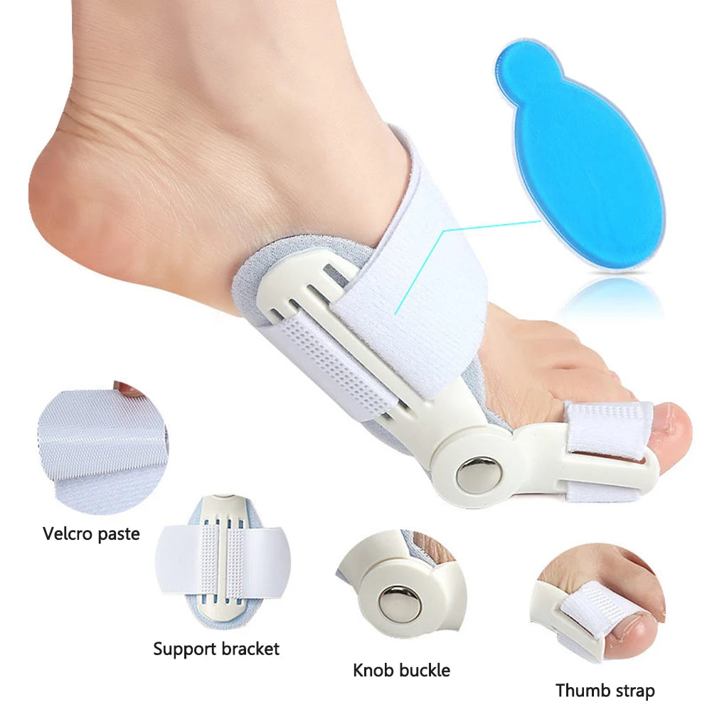 Bunion Corrector Adjustable Orthopedic Bunion Toe Straightener Hallux Valgus Corrector for Big Toe Bunion Relief