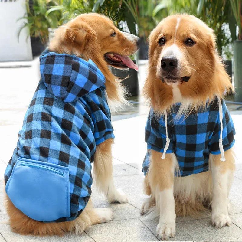 Reversible Plaid Dog Vest - Cold Weather Coat for Small to Large Dogs - photo 13