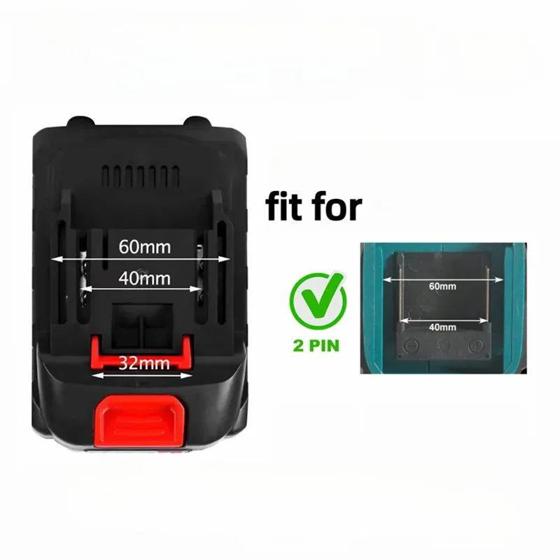 21V Large Capacity Rechargeable Lithium Ion Battery for Makita 18V/21V Cordless Electric Power Tools Replacement Battery