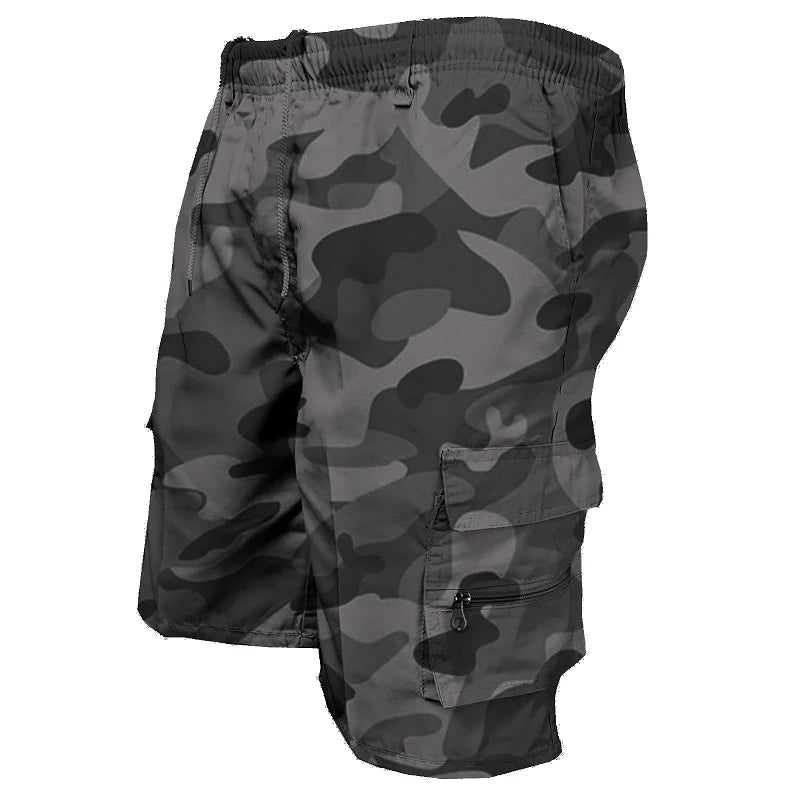 Men's Cargo Shorts – Casual Big Pocket Sports Slacks, Cargo Panel Trousers, Plus Size