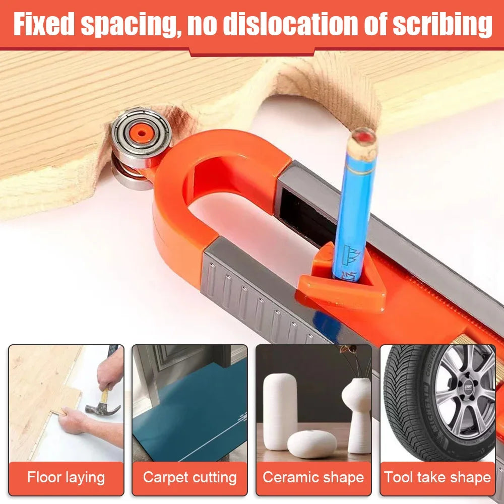 Contour Duplicating Gauge with Pencil Holder for Scribing - view 9