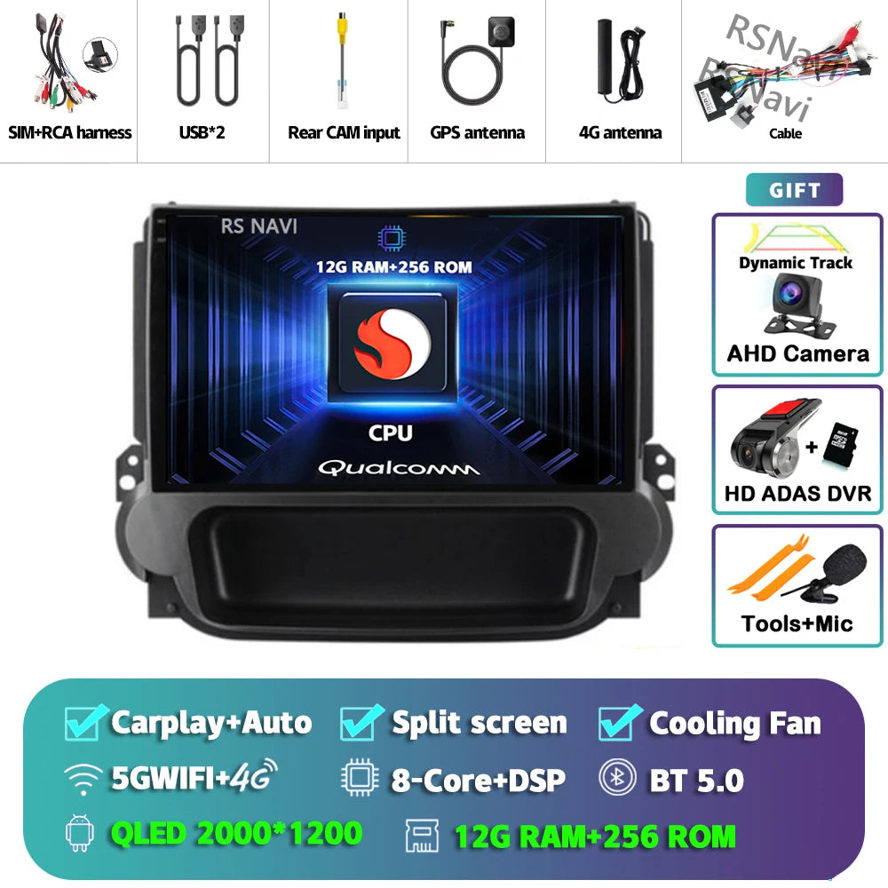 Android 16 Carplay Auto Car Radio Multimedia Player For Chevrolet Malibu 2012-2015 Autoradio DSP GPS Stereo WIFI 2din 16G-512G