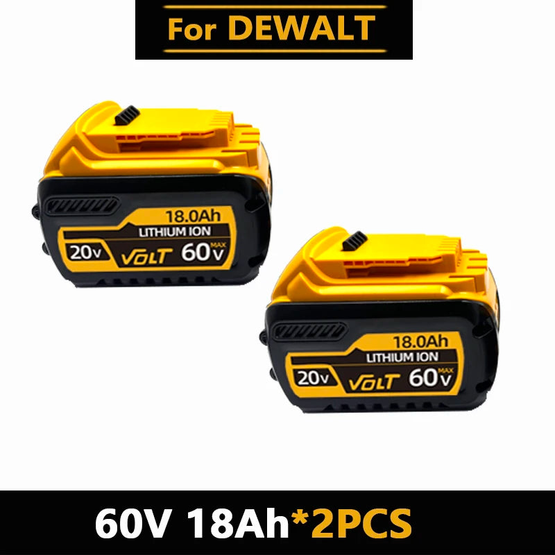 .Original for DEWALT 20v/60V battery DCB606 DCB609 DCB182 DCB205 DCB206 DCB209 power tool 18V battery 6AH 9AH battery.
