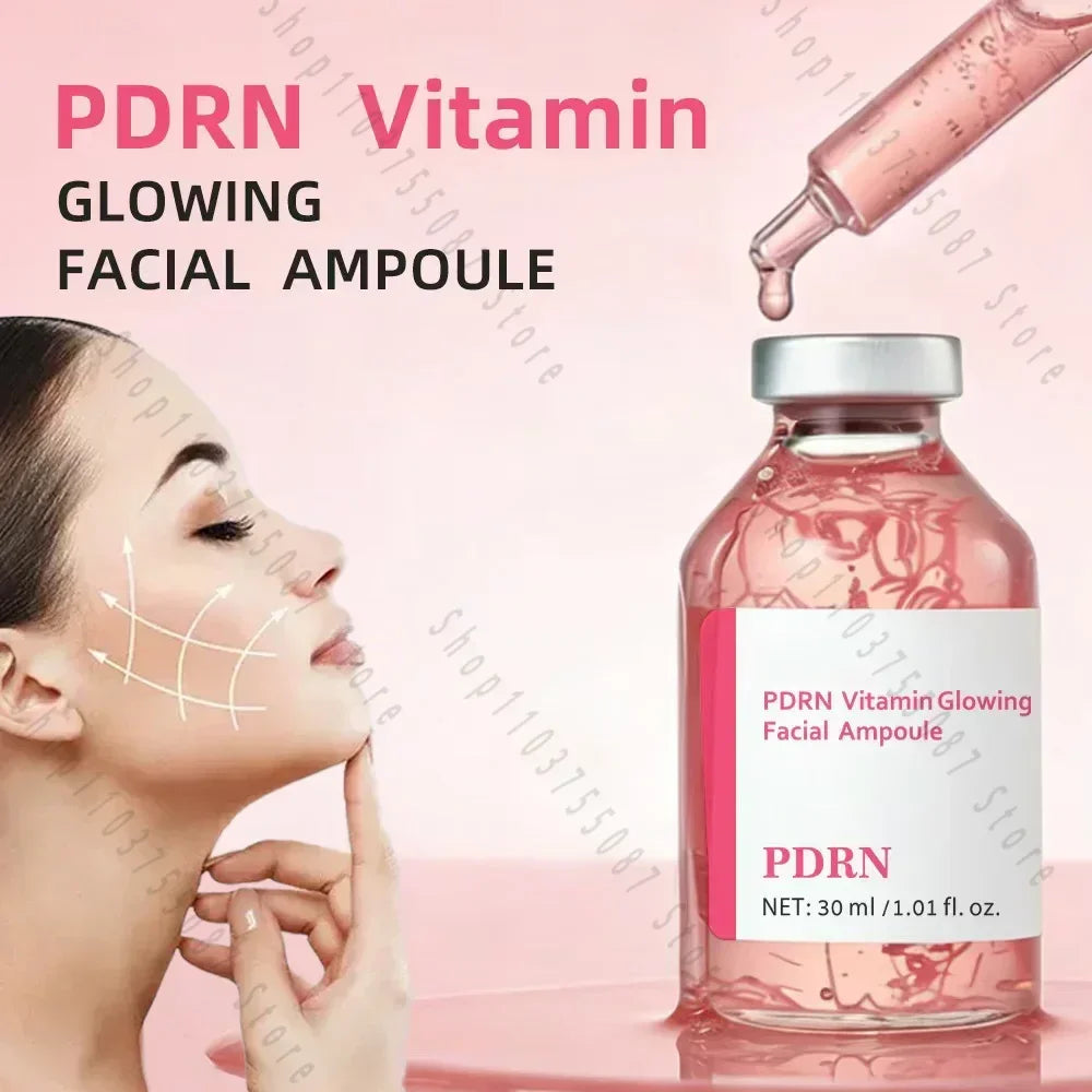 HF703 30ml Soothing Facial Ampoule Serum, Vitamin Hydrating Anti-Wrinkle Essence Restore Elasticity for Dry Aging Skin