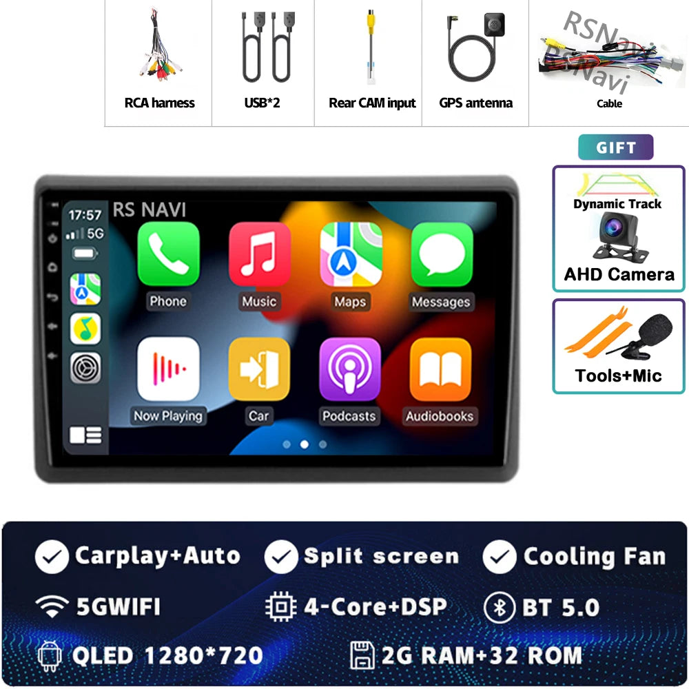 Android Car Stereo for Renault Master (2019–2022) — Wireless CarPlay, Android Auto, GPS, 360° Camera Ready