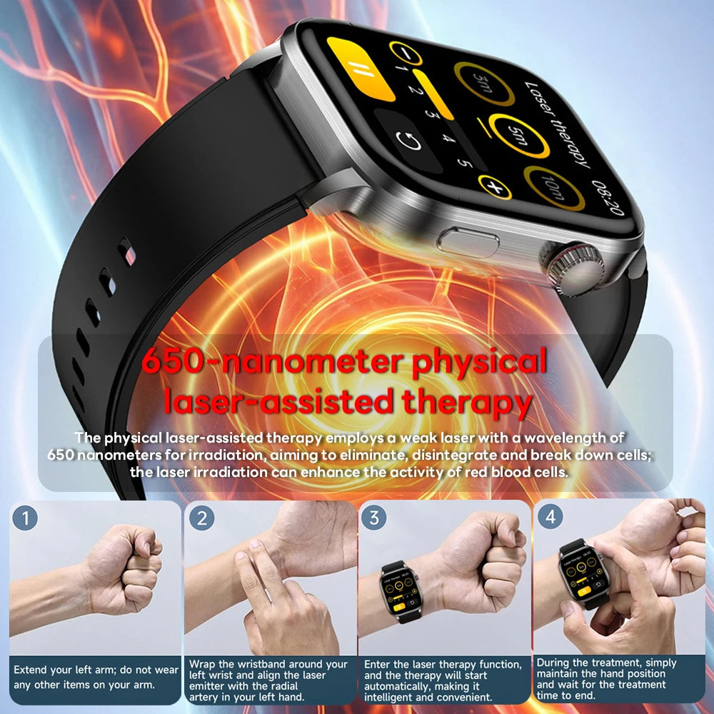 Premium Smart Watch — AMOLED, Bluetooth Calling, Fitness Modes
