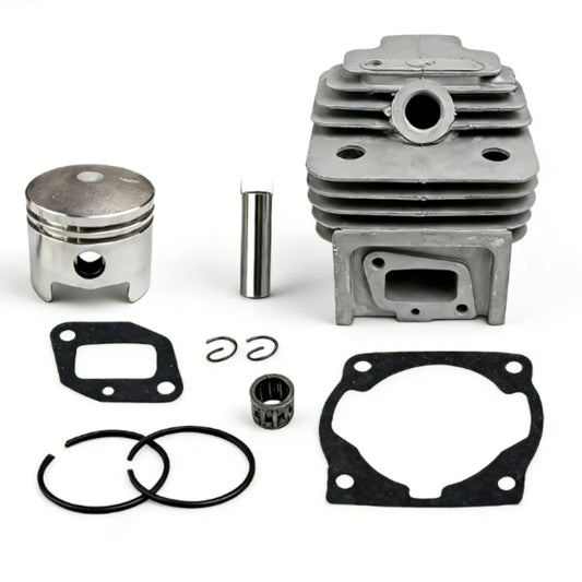 44mm Cylinder And For Piston Kit For 52CC 44-5 Brush Cutter, Metal Replacement Set With Rings And Pins