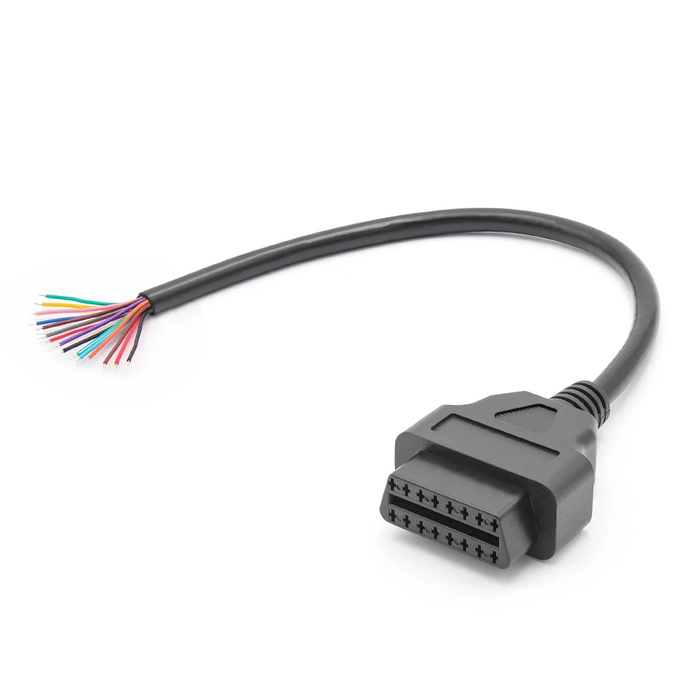 OBD2 30cm Male/Female Plug Connector Auto Scanner Cables OBDII 16Pin Automotive Diagnostic Extension Scanner Adapter