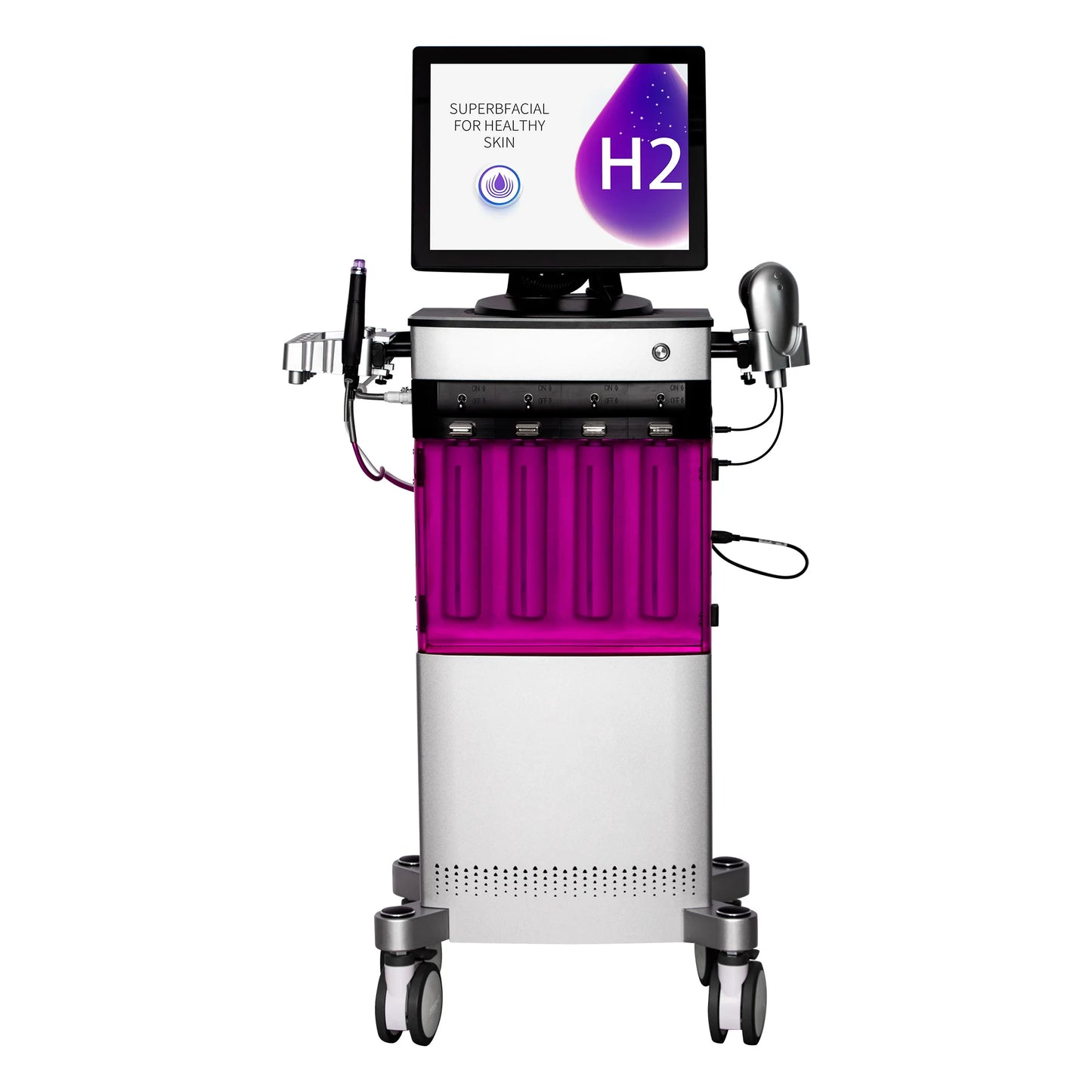 4 In 1 Hydra Oxygen Facial Machine Hydro Dermabrasion Deep Pore Cleansing Blackhead Removal Hydrating Photon Skin Rejuvenation S