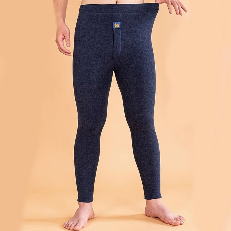 Men's Fleece Thermal Pants - Soft Warm Lounge and Sleep Bottoms - photo 10