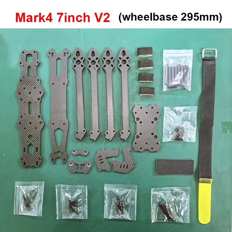 Mark4 Mark 4 13inch 539mm/8inch 367mm/9inch 387mm/10inch 427mm/7inch 295mm V2 3K Full Carbon Fiber TrueX Frame for FPV Model
