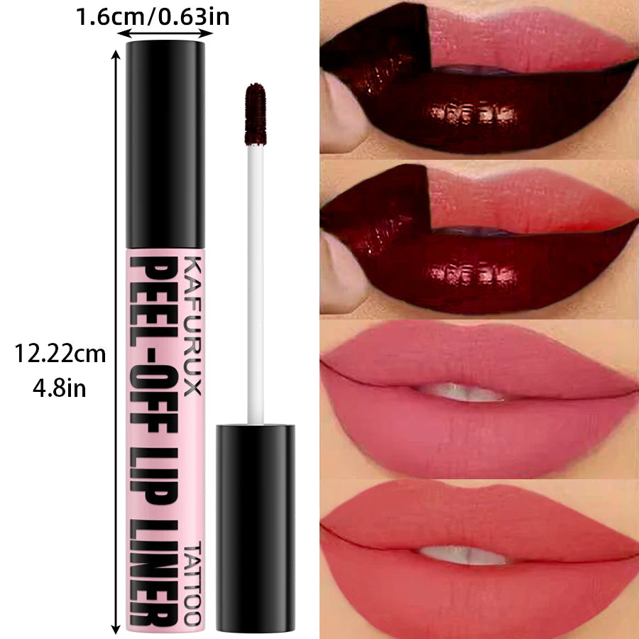 7 Colors Waterproof Peel Off Lip Stain - Long Lasting Lip Tint