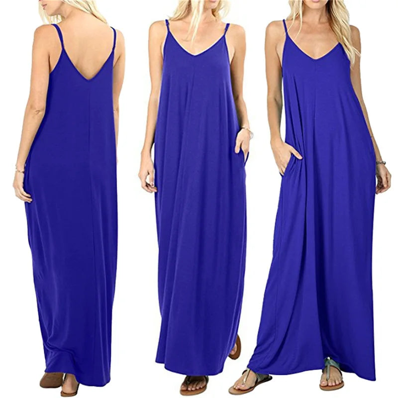 The 2026's new summer couture line is a plain, baggy dress, tank top dress, sexy sling dress