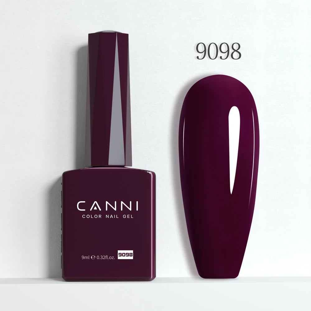 CANNI Gel Nail Polish TPO/HEMA FREE Gorgeous Christmas Red Color Winter Nails Full Coverage Soak Off UV LED Semi Permanent Gel