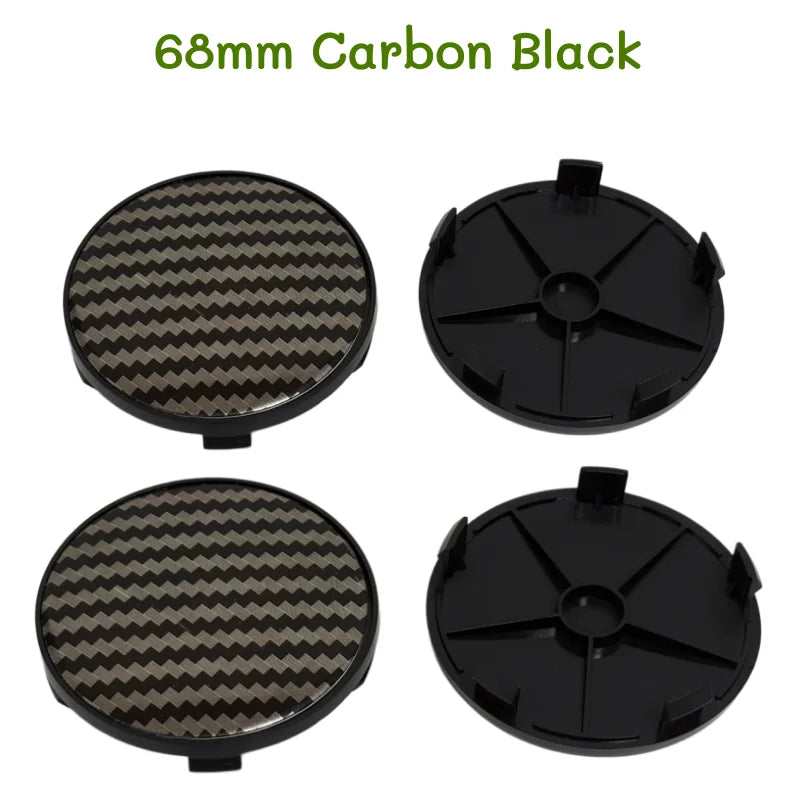 4 pcs Auto Wheel Center Cap 50mm 56mm 60mm 65mm 68mm No Logo Badge Blank Hubcap For Kia Car Rim Tire Decorative Dust-proof Cover
