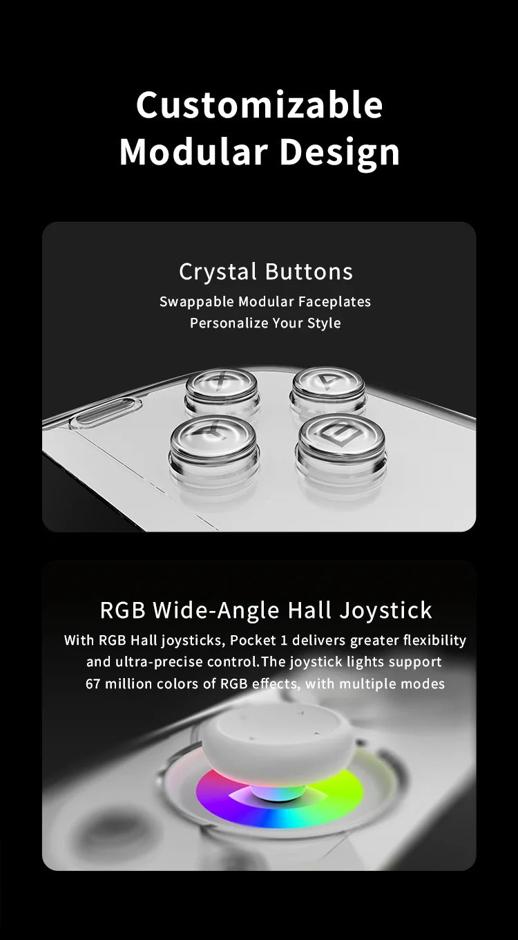 MINILOONG POCKET 1 Handheld Game Console 4'' IPS Screen HD Output Open Source Systems OTA Upgrades LOONG OS New Console POCKET1