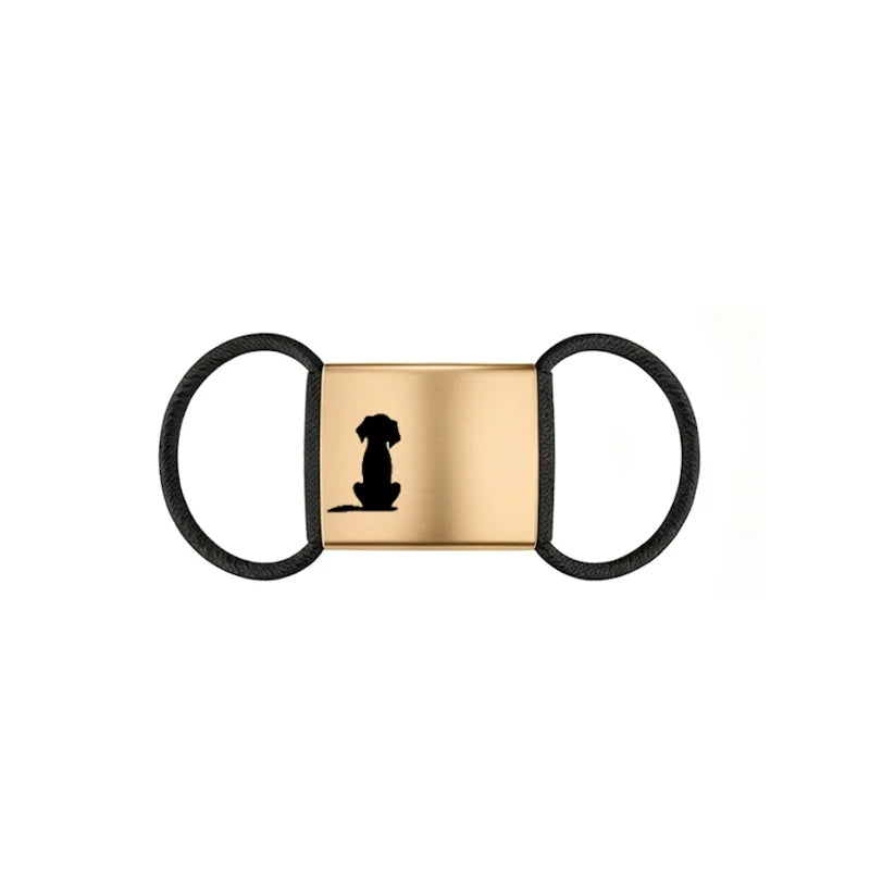 Silent Slide-On Pet ID Tag - Noiseless Engraved Collar Tag