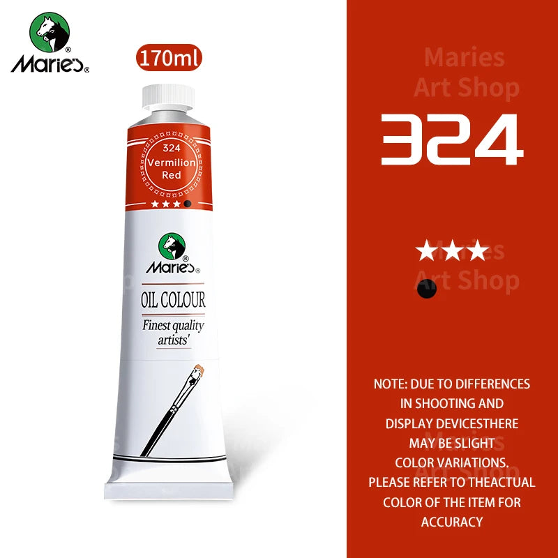 Marie's Oil Paint 170ml/5.95oz Large Tube,Art Supplies for Canvas Painting,Egg,Graffiti,Fabric,Stone,Leather,Wood,Ceramic